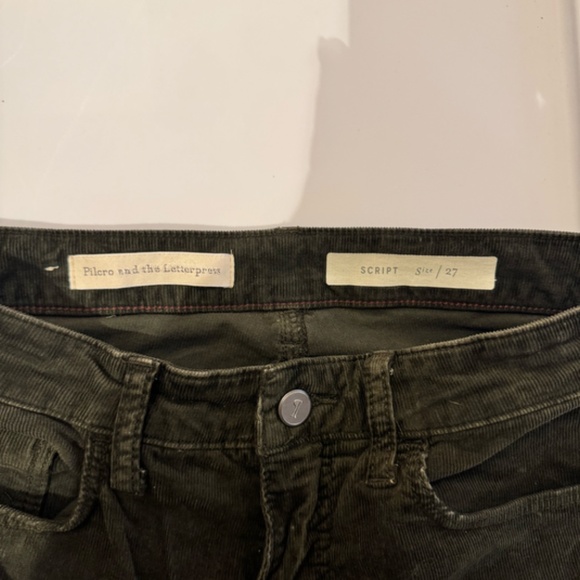 Pilcro and the Letterpress Corduroy Pants – Size 27 faded black/grey - Picture 4 of 4